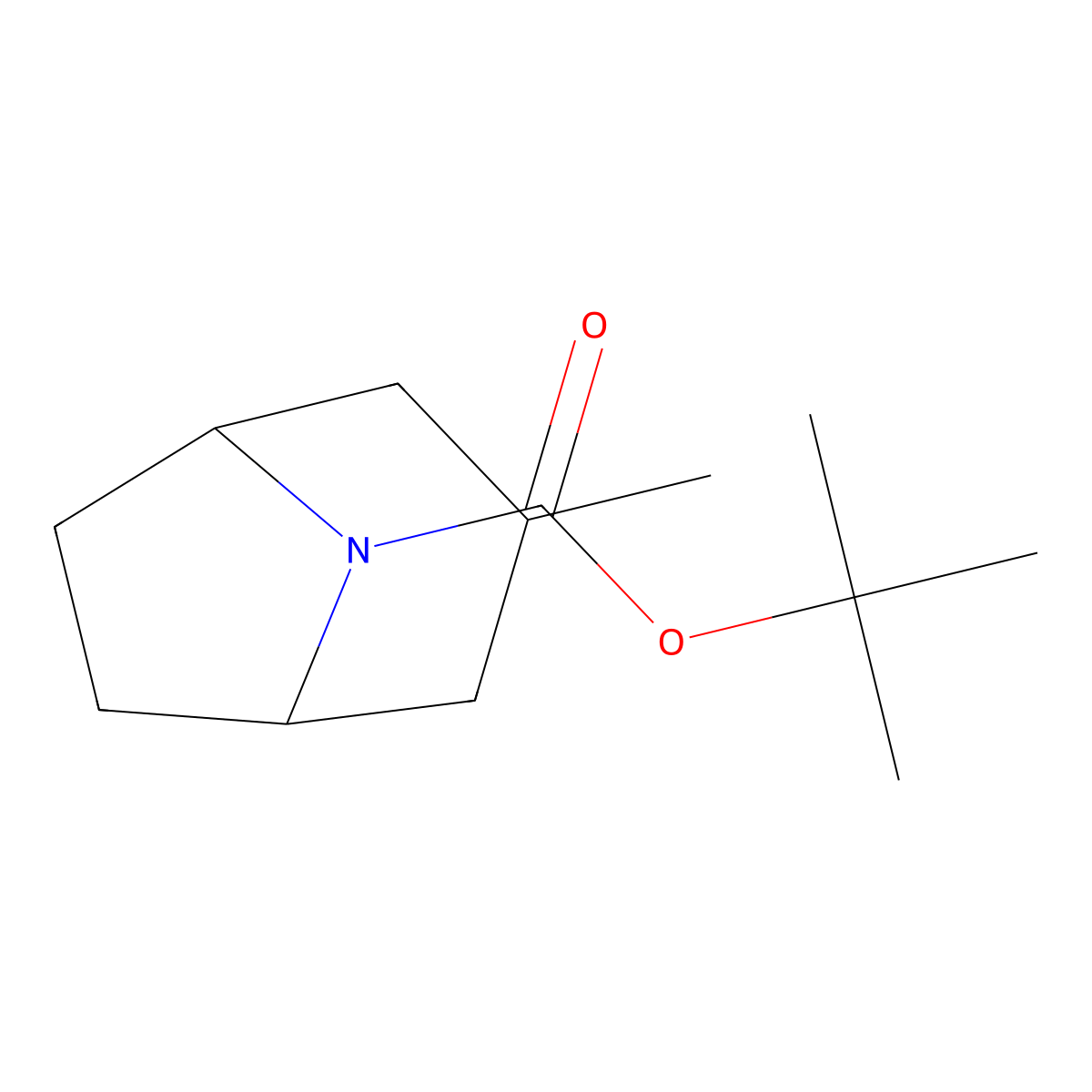 Tert-butyl 3-methyl-8-azabicyclo[3.2.1]octane-8-carboxylate molecular structure, CAS 1824508-99-7