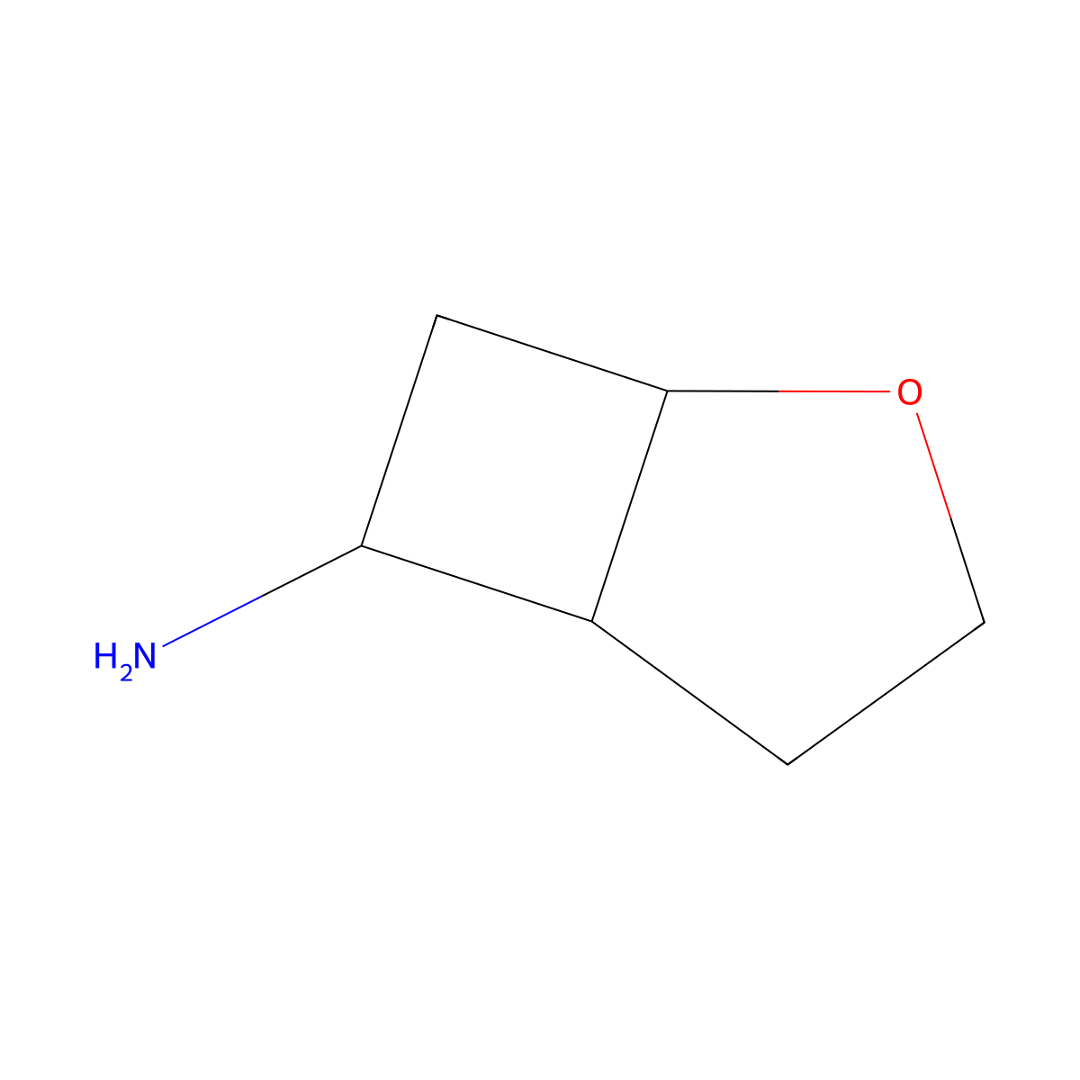 2-Oxabicyclo[3.2.0]heptan-6-amine molecular structure, CAS 1824522-13-5