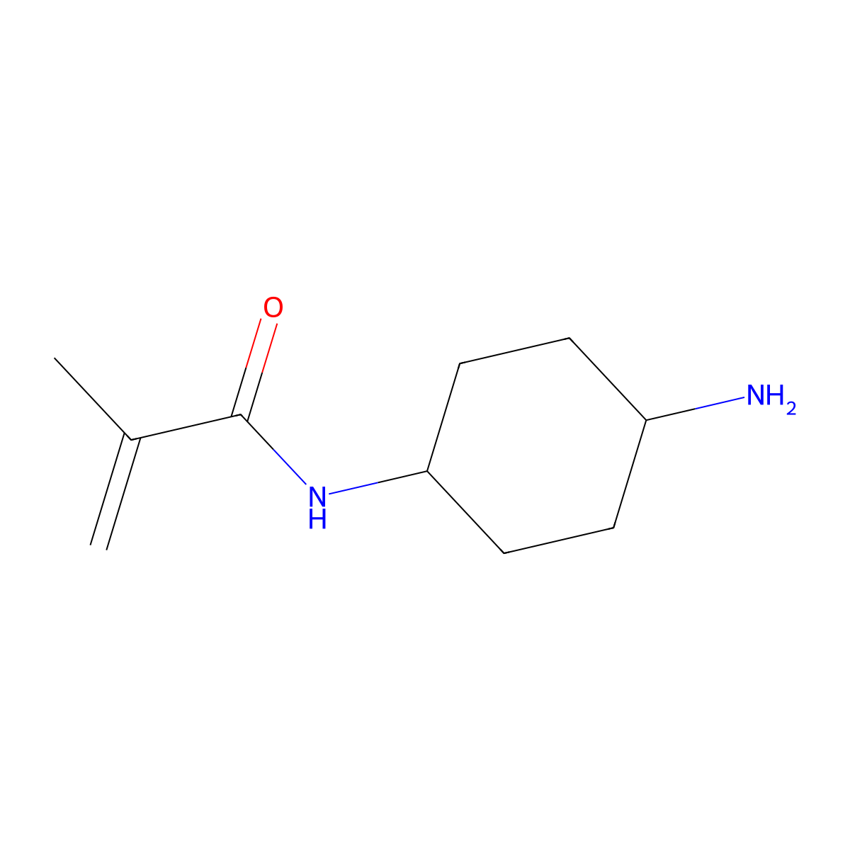 N-(4-Aminocyclohexyl)-2-methylprop-2-enamide molecular structure, CAS 1824527-40-3