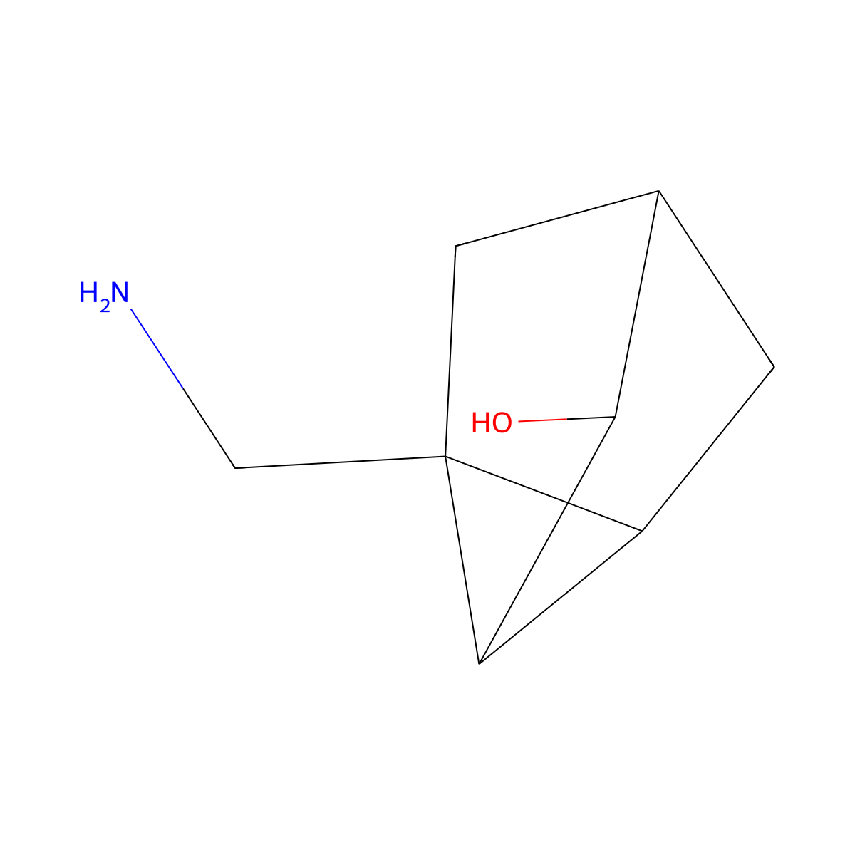 1-(Aminomethyl)tricyclo[2.2.1.02,6]heptan-3-ol molecular structure, CAS 1824531-17-0