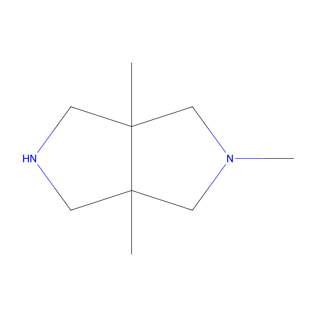 2,3A,6a-trimethyl-octahydropyrrolo[3,4-c]pyrrole molecular structure, CAS 1824531-71-6