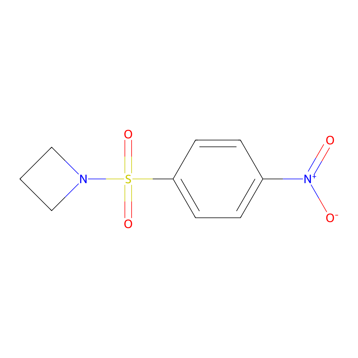 1-(4-Nitro-benzenesulfonyl)-azetidine molecular structure, CAS 1824548-77-7