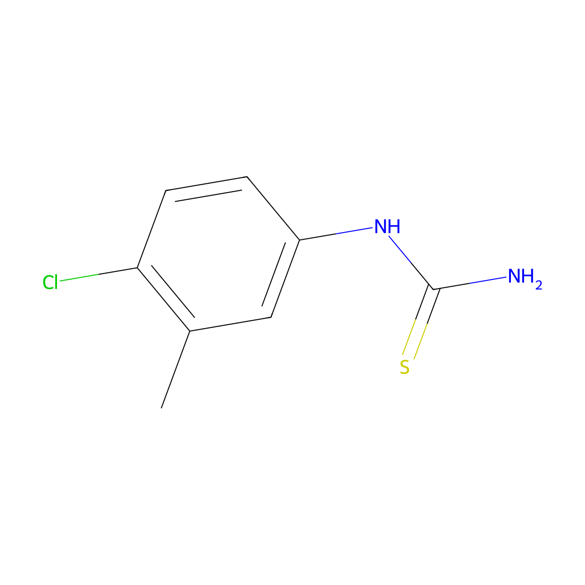 1-(4-Chloro-3-methylphenyl)thiourea molecular structure, CAS 1824574-47-1