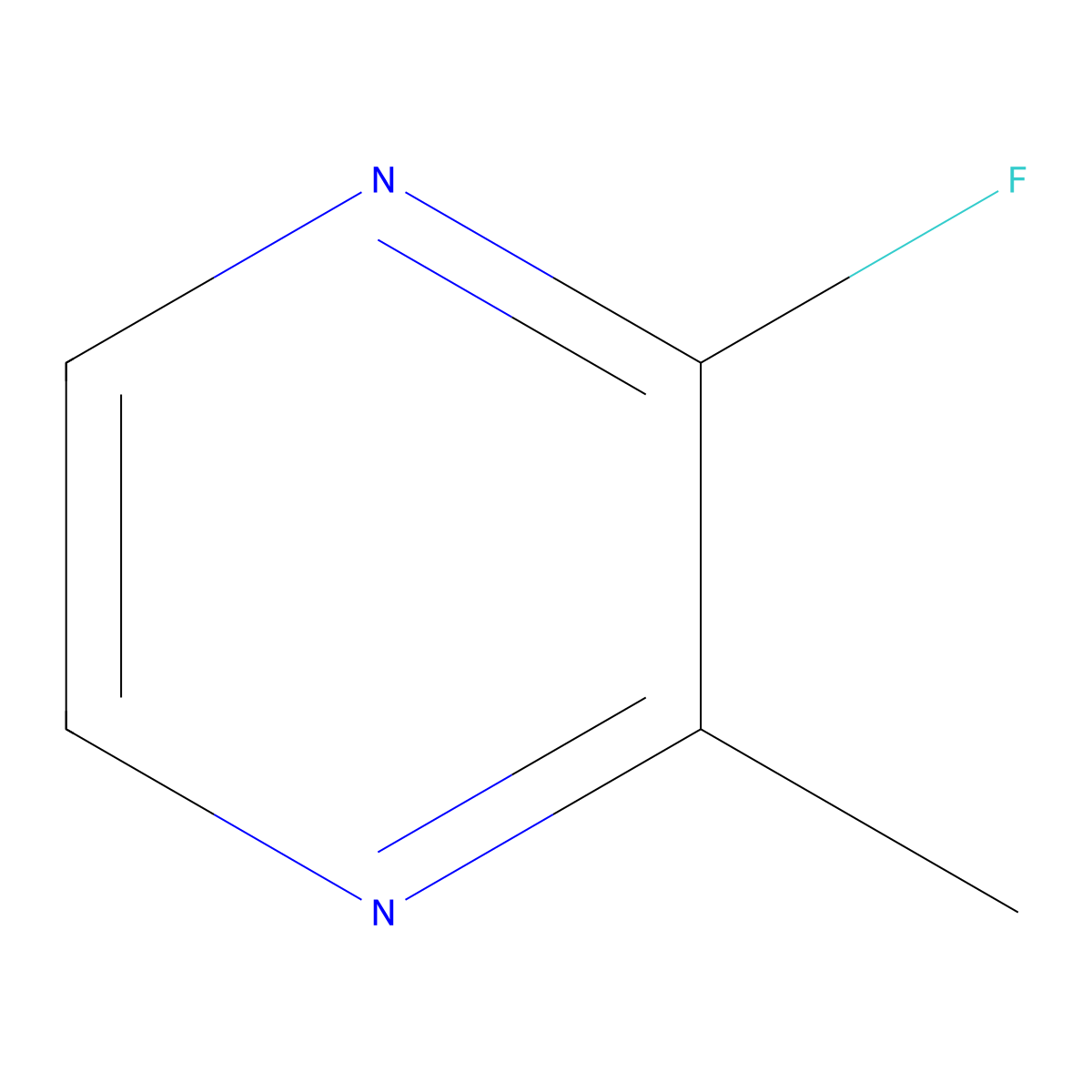 2-Fluoro-3-methylpyrazine molecular structure, CAS 1824577-03-8