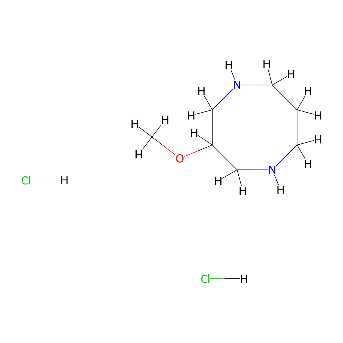 3-Methoxy-1,5-diazocane 2HCl molecular structure, CAS 1824590-25-1