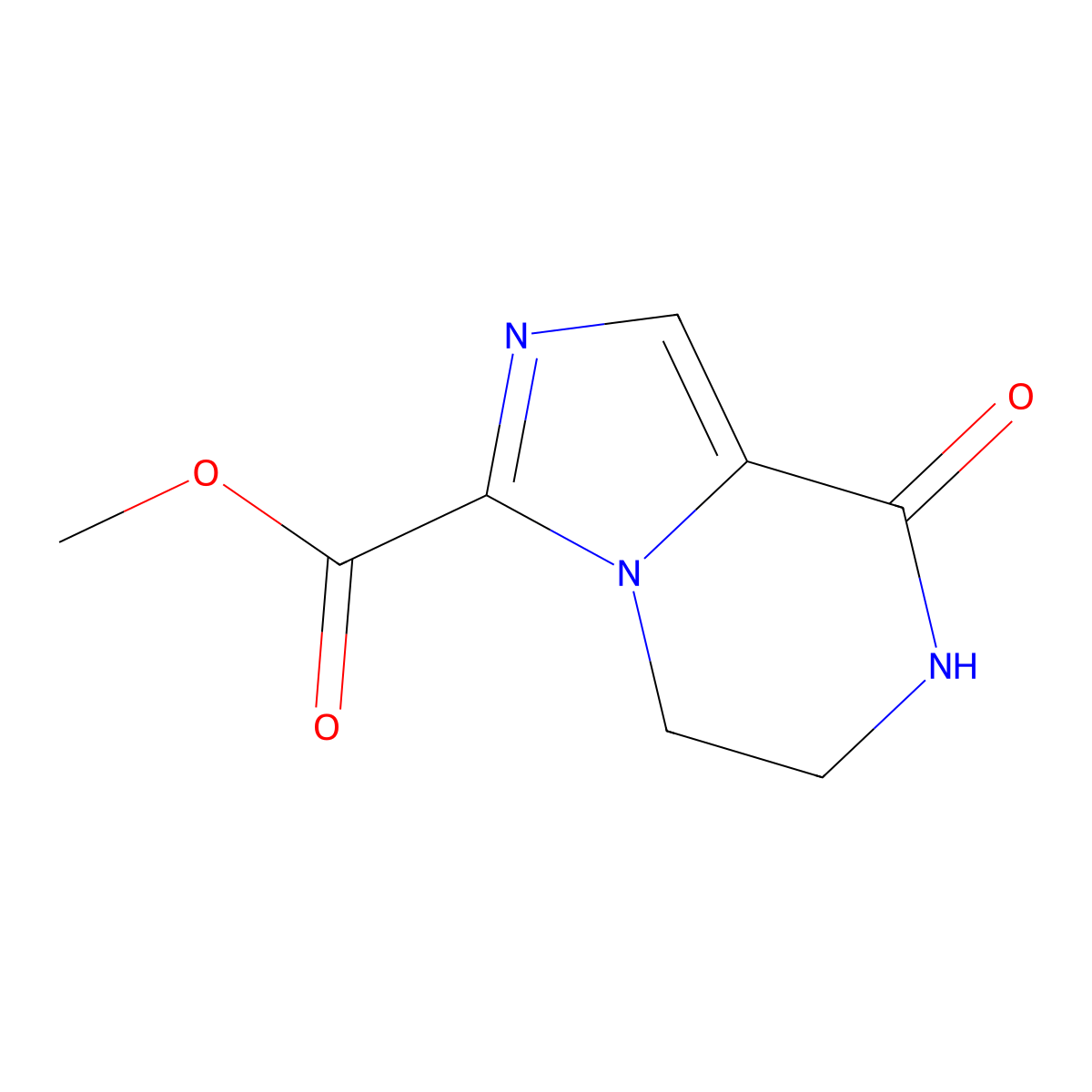 methyl 8-oxo-6,7-dihydro-5H-imidazo[1,5-a]pyrazine-3-carboxylate molecular structure, CAS 1824596-69-1