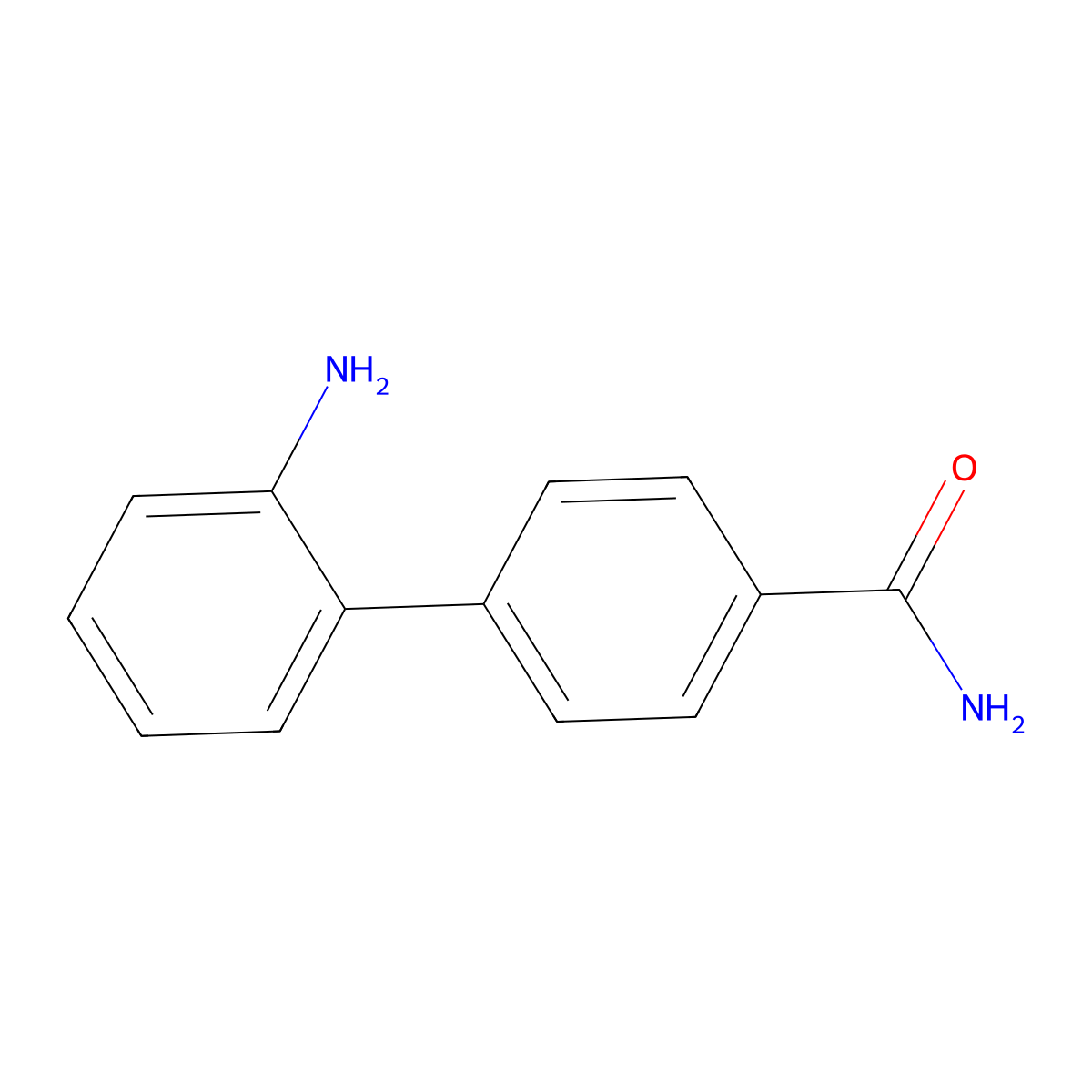 2'-Amino-[1,1'-biphenyl]-4-carboxamide molecular structure, CAS 1824607-44-4