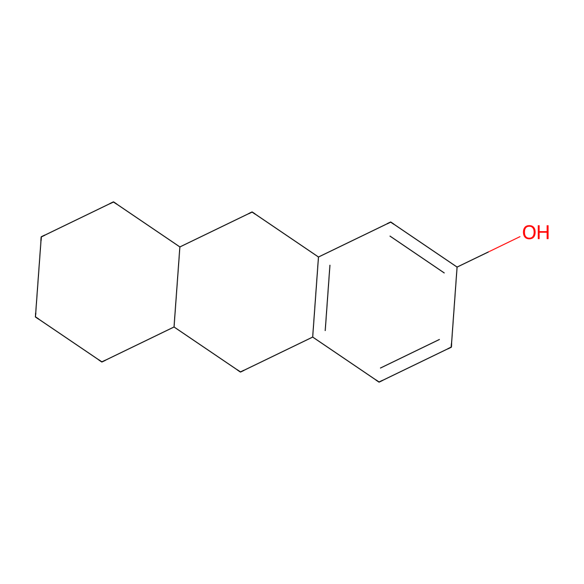 5,6,7,8,8a,9,10,10a-Octahydroanthracen-2-ol molecular structure, CAS 1824611-82-6
