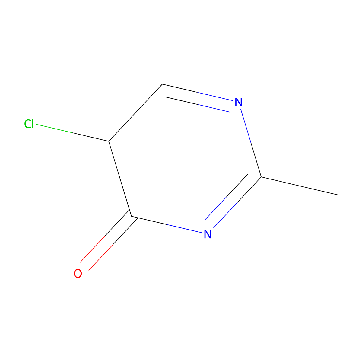 5-Chloro-2-methylpyrimidin-4(5H)-one molecular structure, CAS 1824618-08-7
