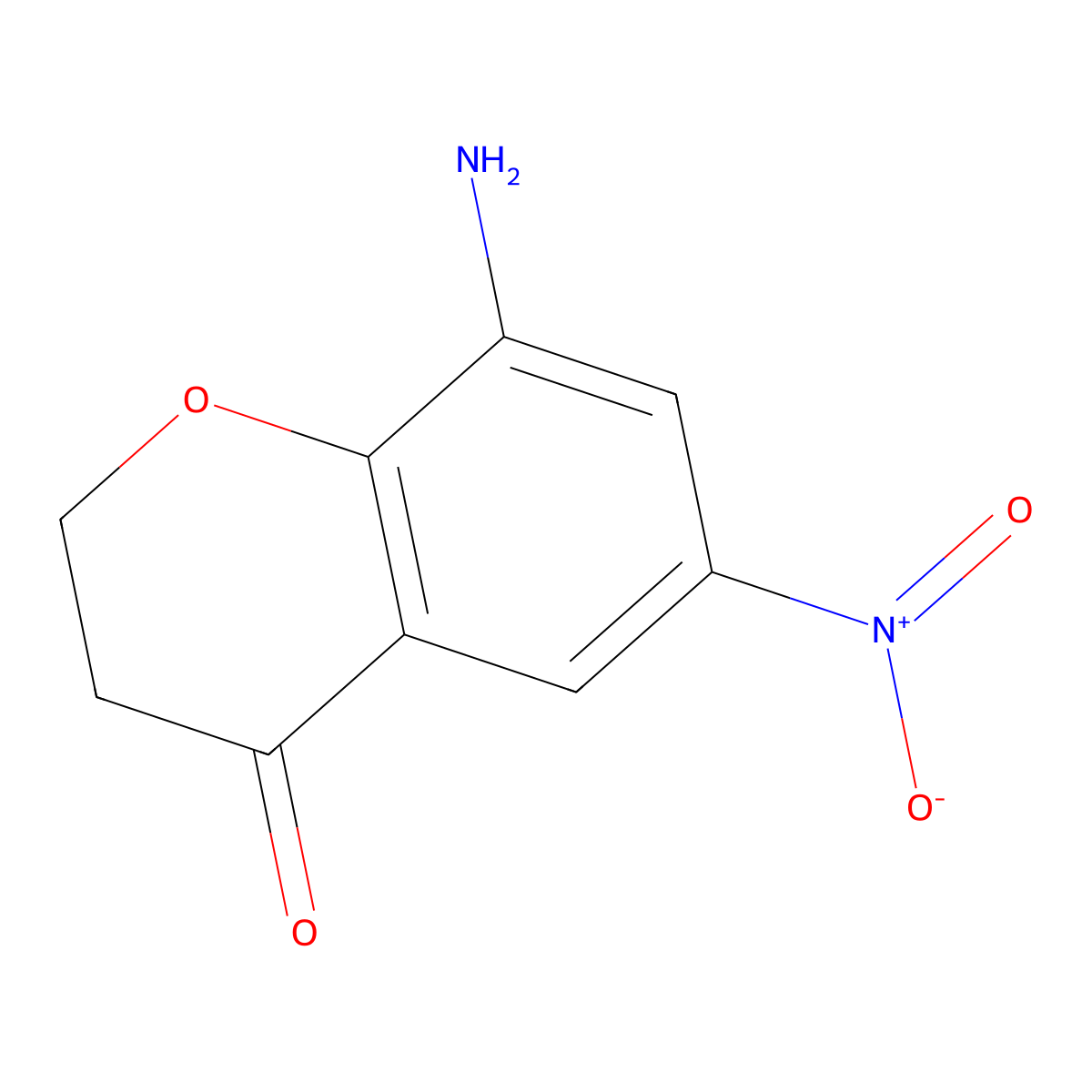 8-Amino-6-nitrochroman-4-one molecular structure, CAS 1824621-02-4