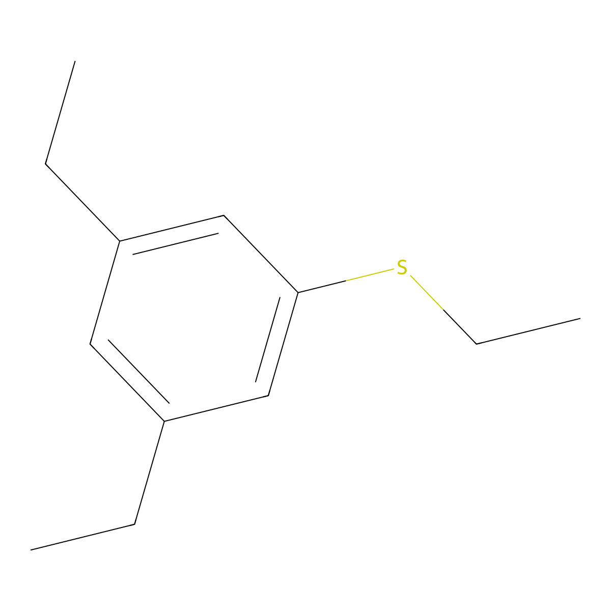 1,3-Diethyl-5-(ethylthio)benzene molecular structure, CAS 1824662-17-0