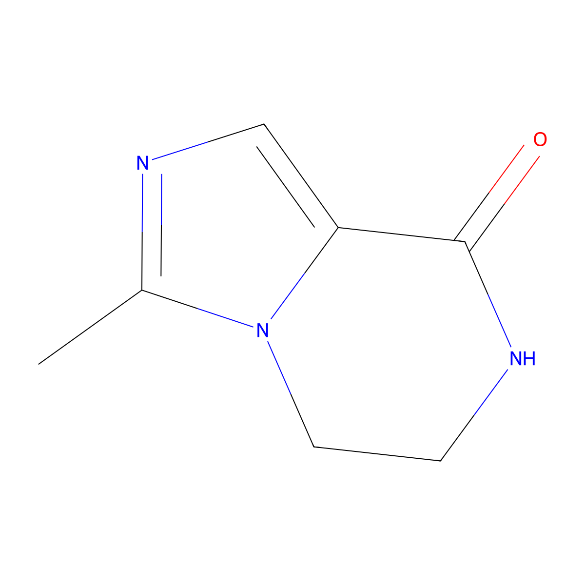 3-methyl-5H,6H,7H,8H-imidazo[1,5-a]pyrazin-8-one molecular structure, CAS 1824666-77-4