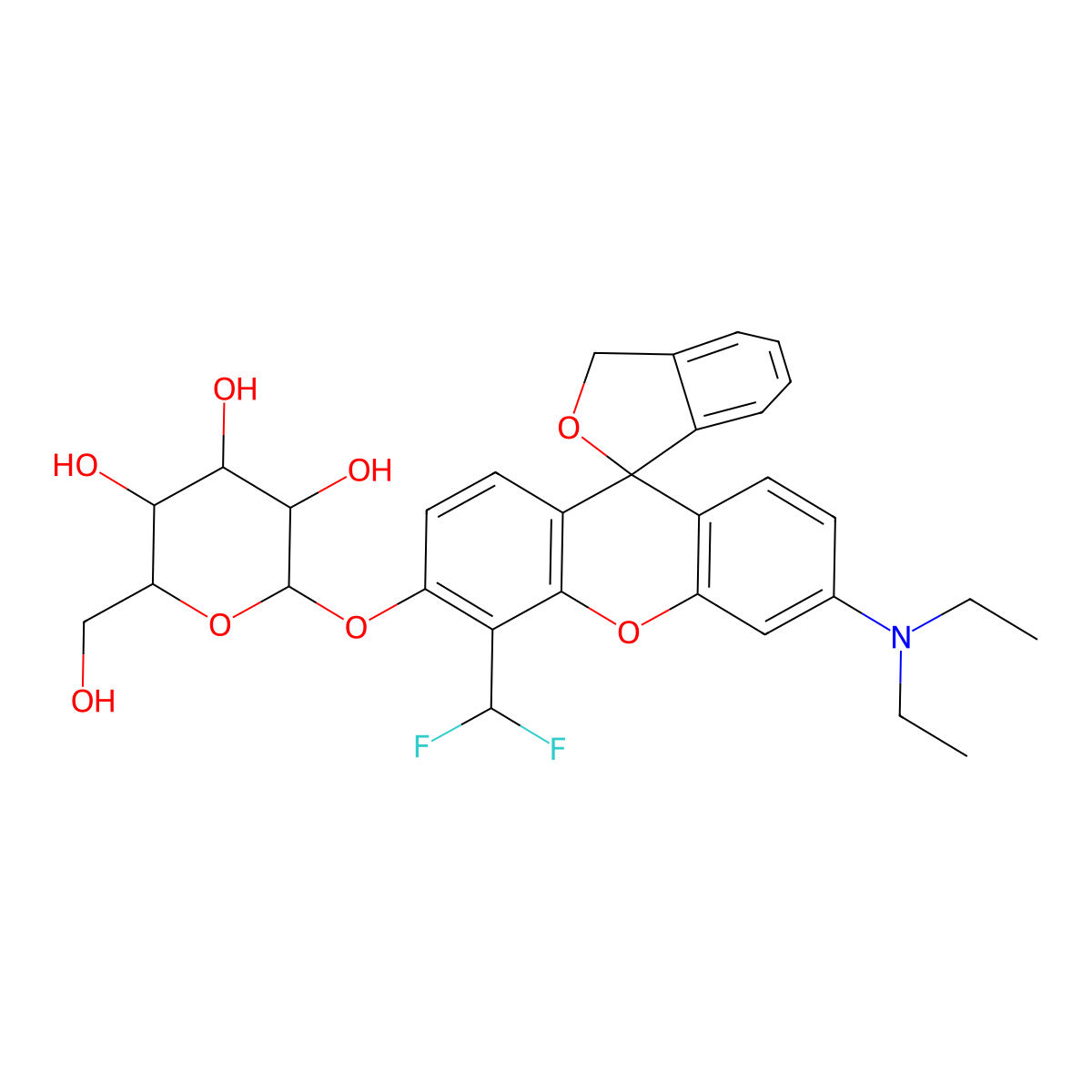 SPiDER-betaGal-2 molecular structure, CAS 1824699-55-9