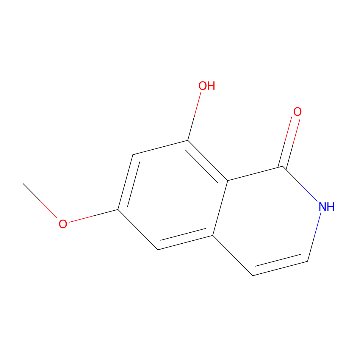 8-Hydroxy-6-methoxy-1,2-dihydroisoquinolin-1-one molecular structure, CAS 1824737-80-5