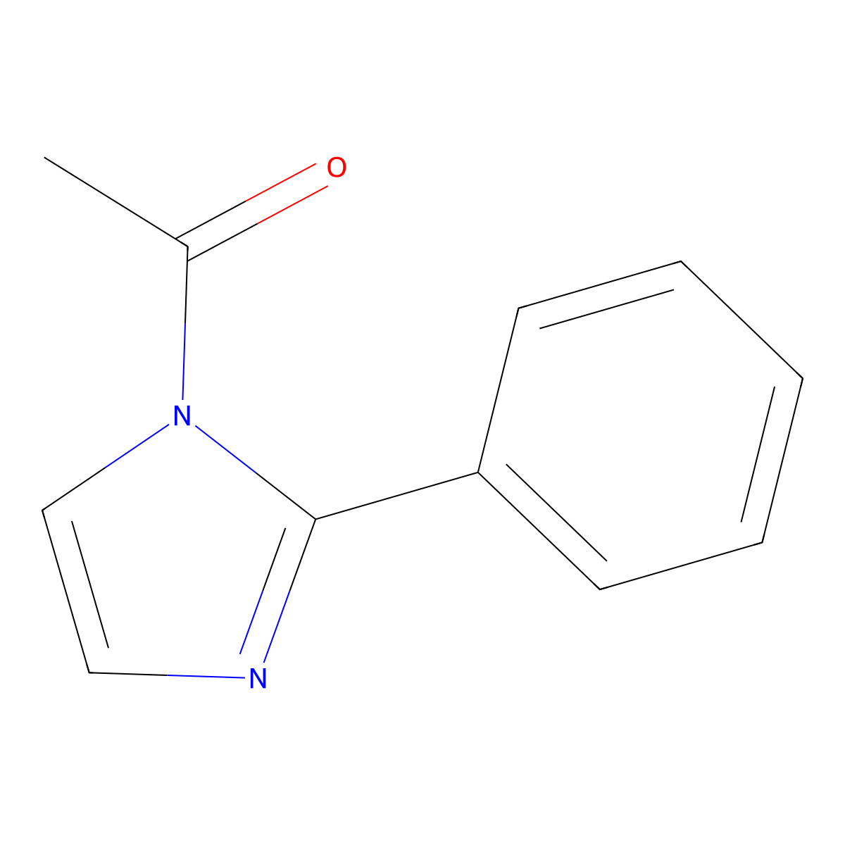 1-Acetyl-2-phenylimidazole molecular structure, CAS 182481-13-6