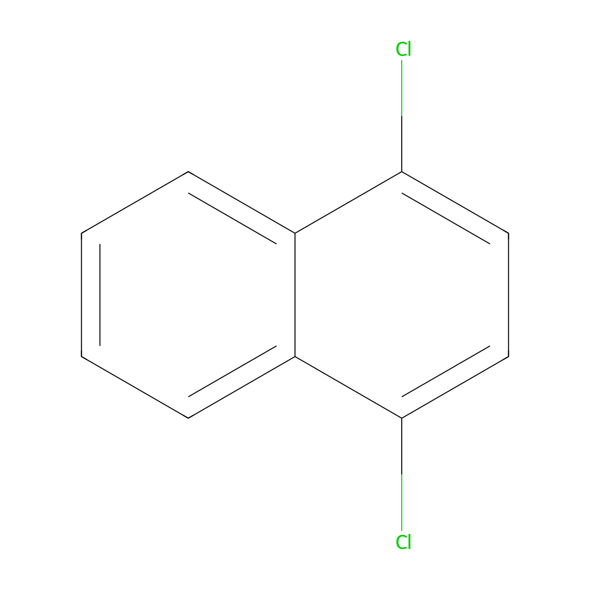 1,4-Dichloronaphthalene molecular structure, CAS 1825-31-6