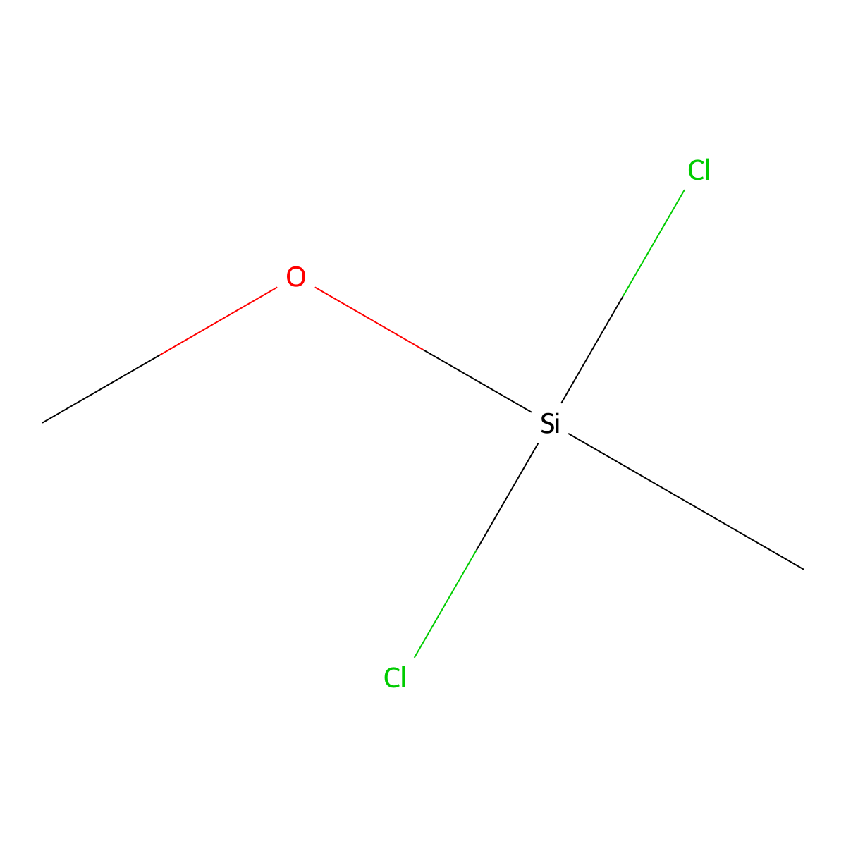 Dichloromethoxymethylsilane molecular structure, CAS 1825-74-7