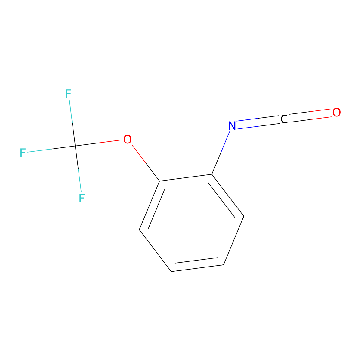 2-(Trifluoromethoxy)phenyl Isocyanate molecular structure, CAS 182500-26-1