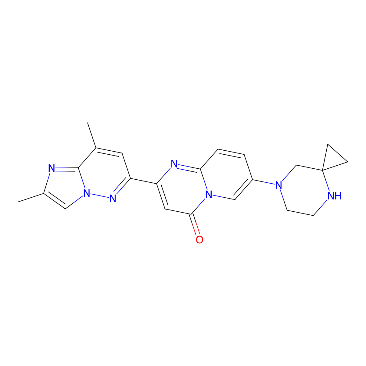 Risdiplam molecular structure, CAS 1825352-65-5