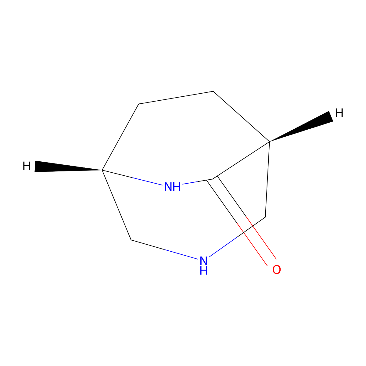 (1R*,5S*)-3,6-Diazabicyclo(3.2.2)Nonan-7-One molecular structure, CAS 1825377-73-8