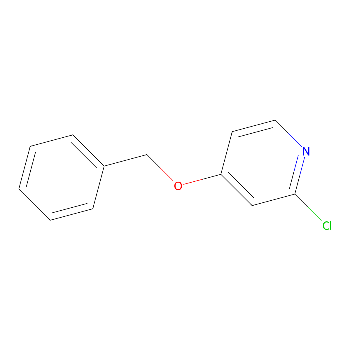 4-(Benzyloxy)-2-chloropyridine molecular structure, CAS 182556-72-5