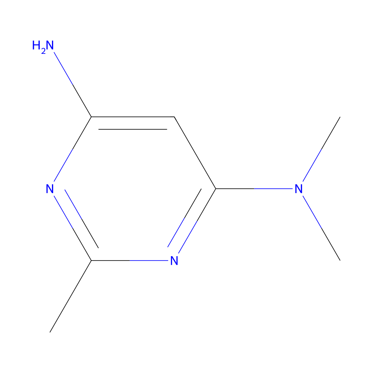 N4,N4,2-Trimethyl-4,6-pyrimidinediamine molecular structure, CAS 18260-58-7