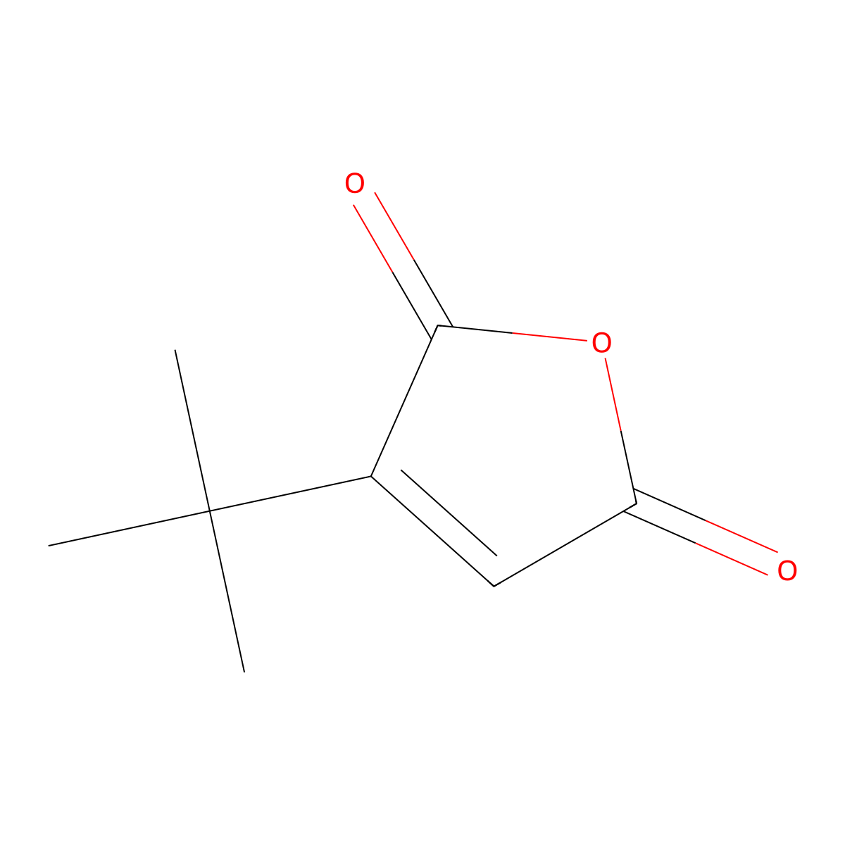 3-Tert-butylfuran-2,5-dione molecular structure, CAS 18261-07-9