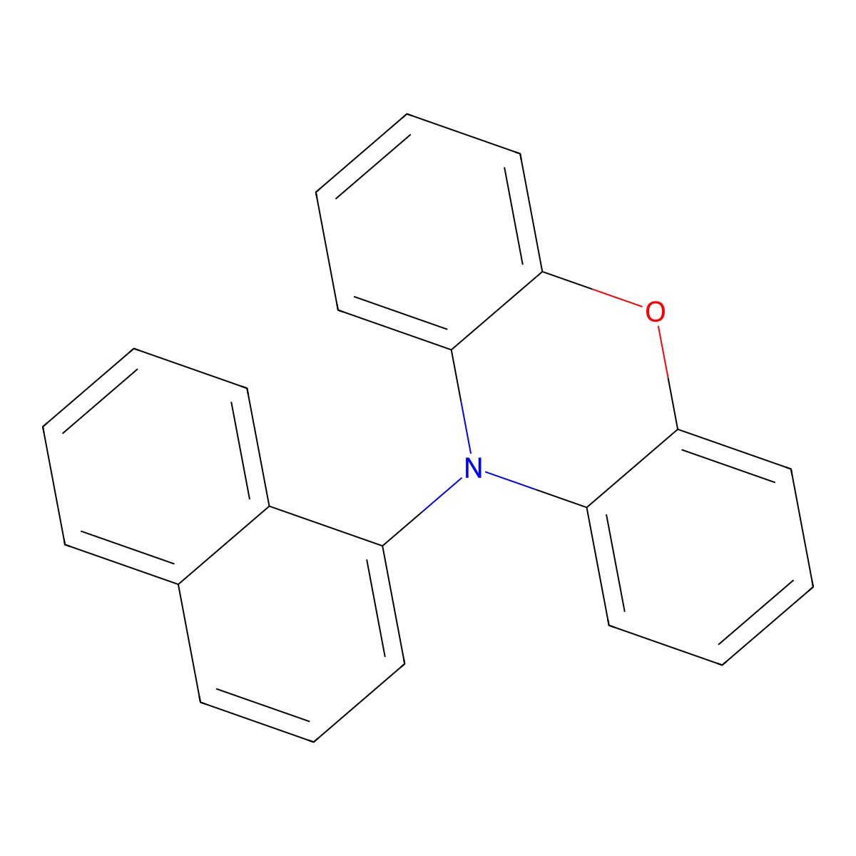 10-(Naphthalen-1-yl)-10H-phenoxazine molecular structure, CAS 1826127-46-1