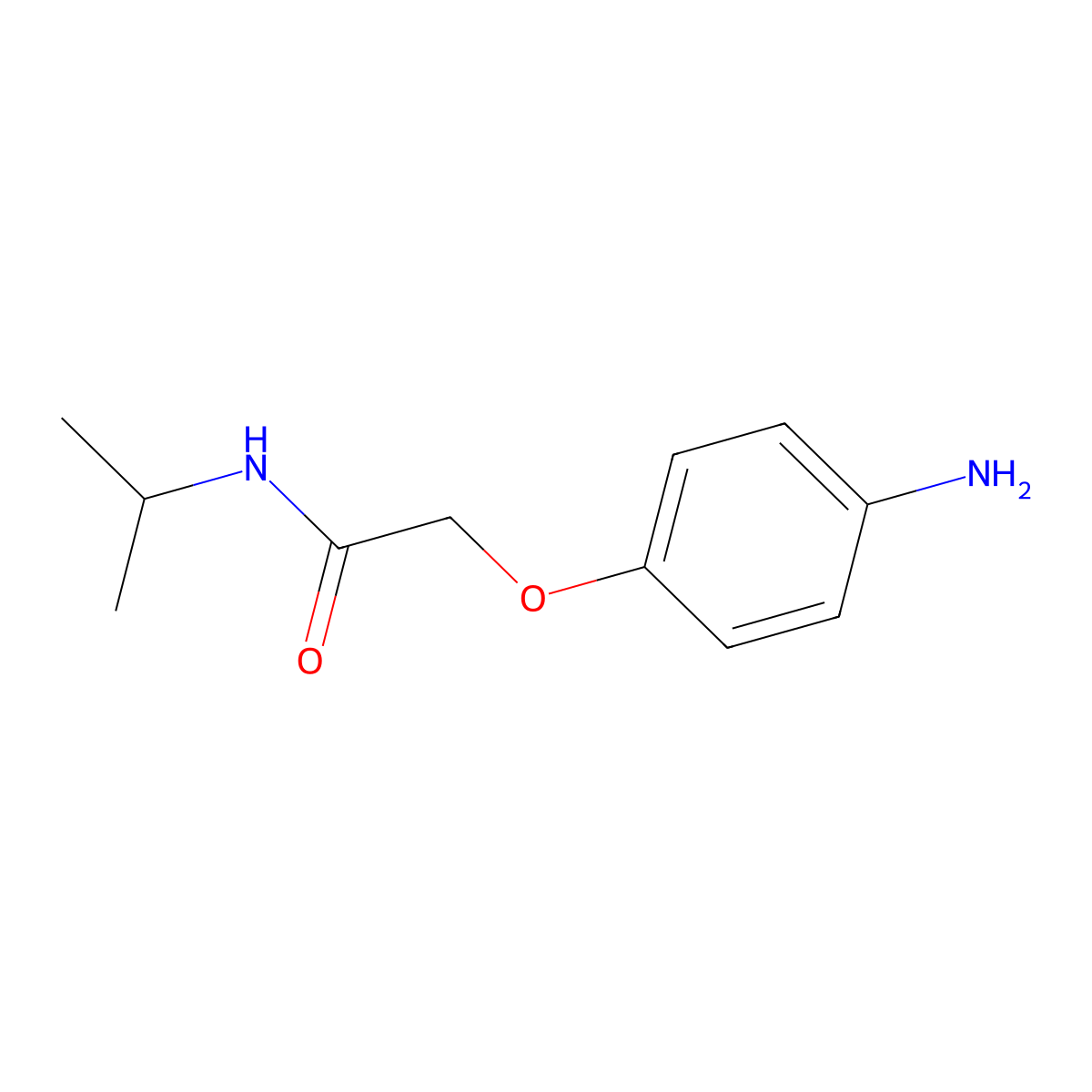 2-(4-Aminophenoxy)-N-isopropylacetamide molecular structure, CAS 182686-83-5