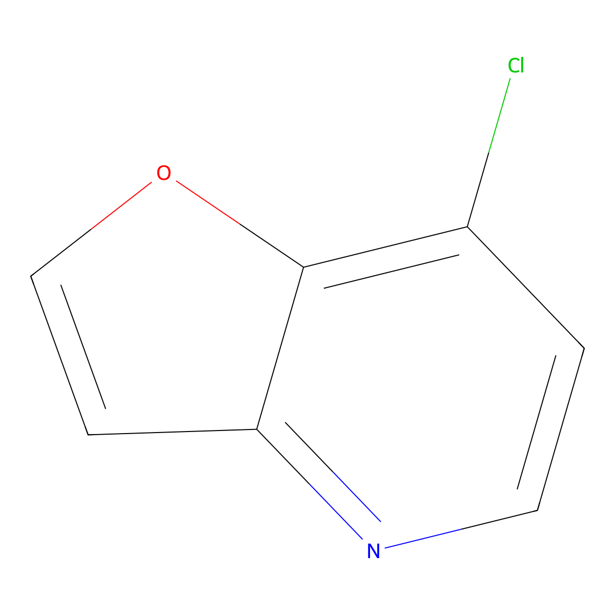 7-Chloro-furo(3,2-b)pyridine molecular structure, CAS 182691-75-4