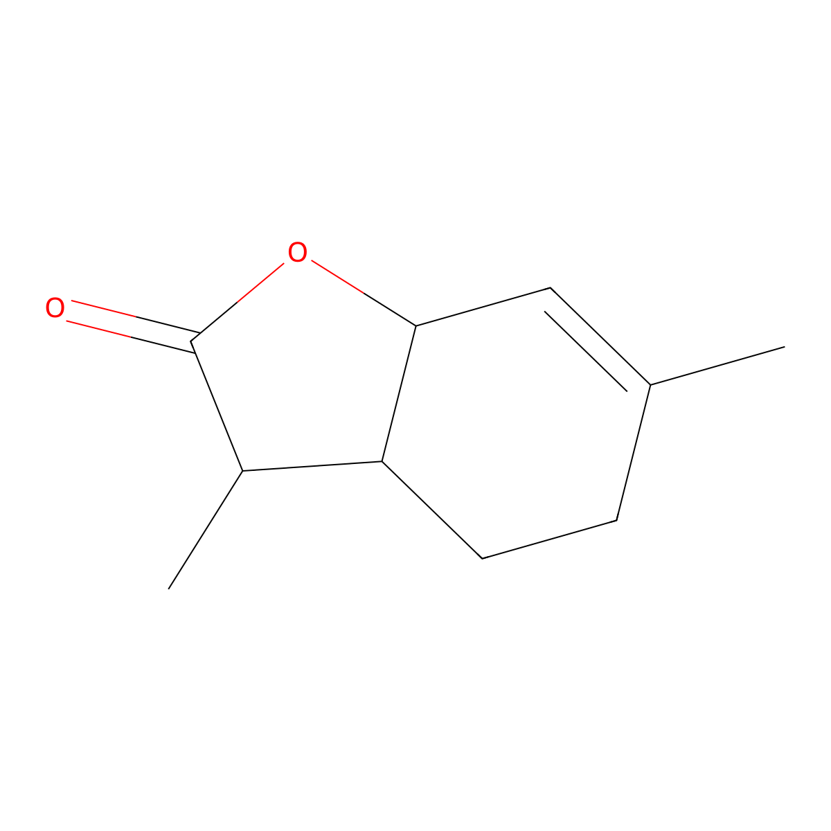 Wine lactone molecular structure, CAS 182699-77-0