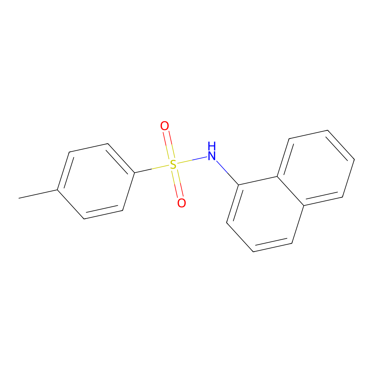 N-Tosyl-1-naphthylamine molecular structure, CAS 18271-17-5