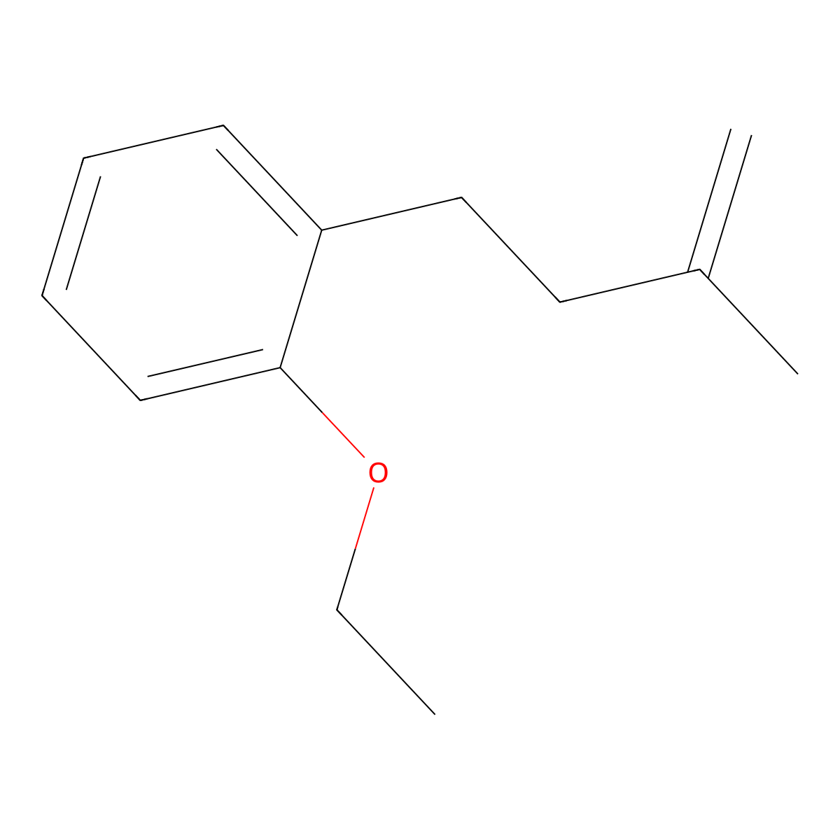 4-(2-Ethoxyphenyl)-2-methyl-1-butene molecular structure, CAS 18272-87-2