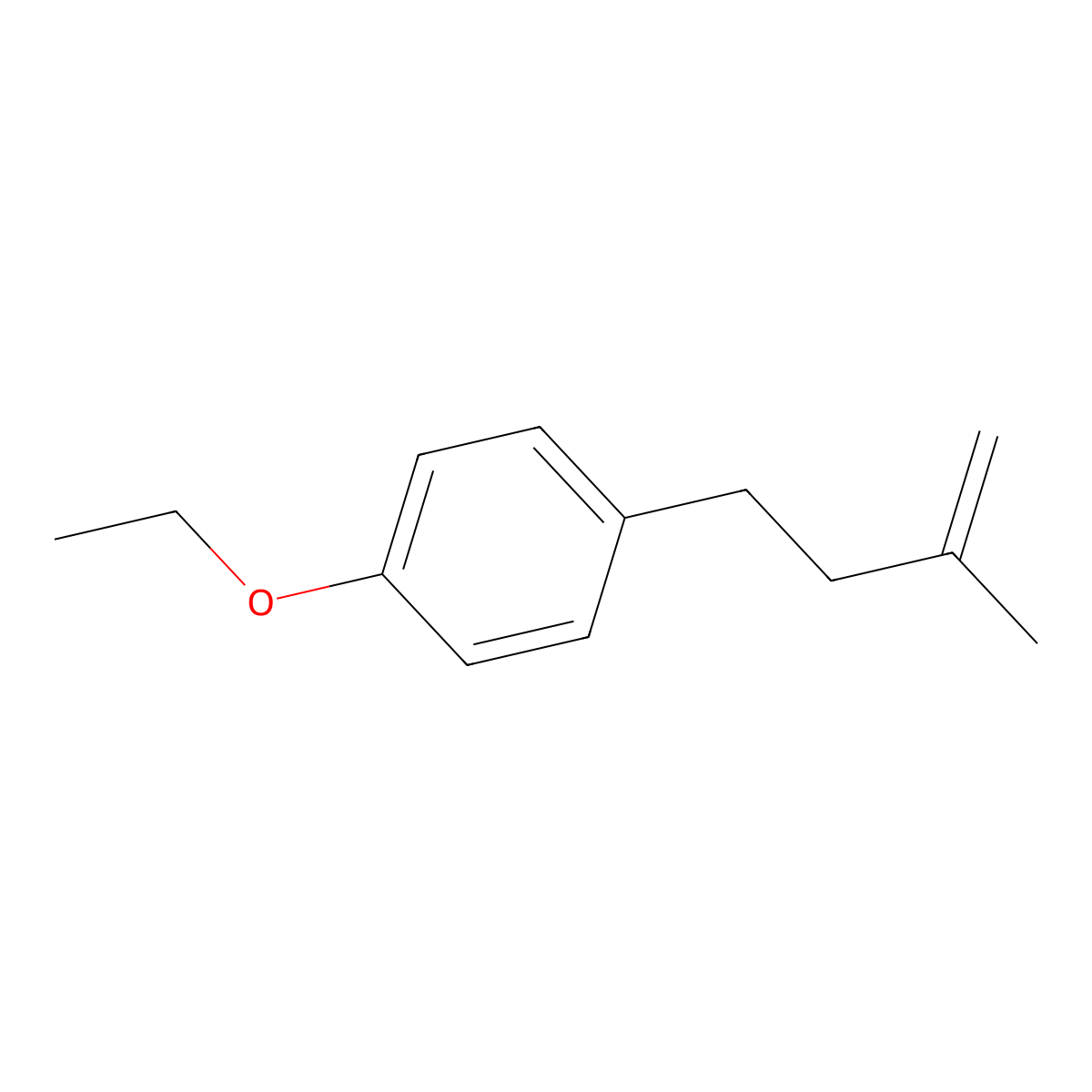 4-(4-Ethoxyphenyl)-2-methyl-1-butene molecular structure, CAS 18272-92-9
