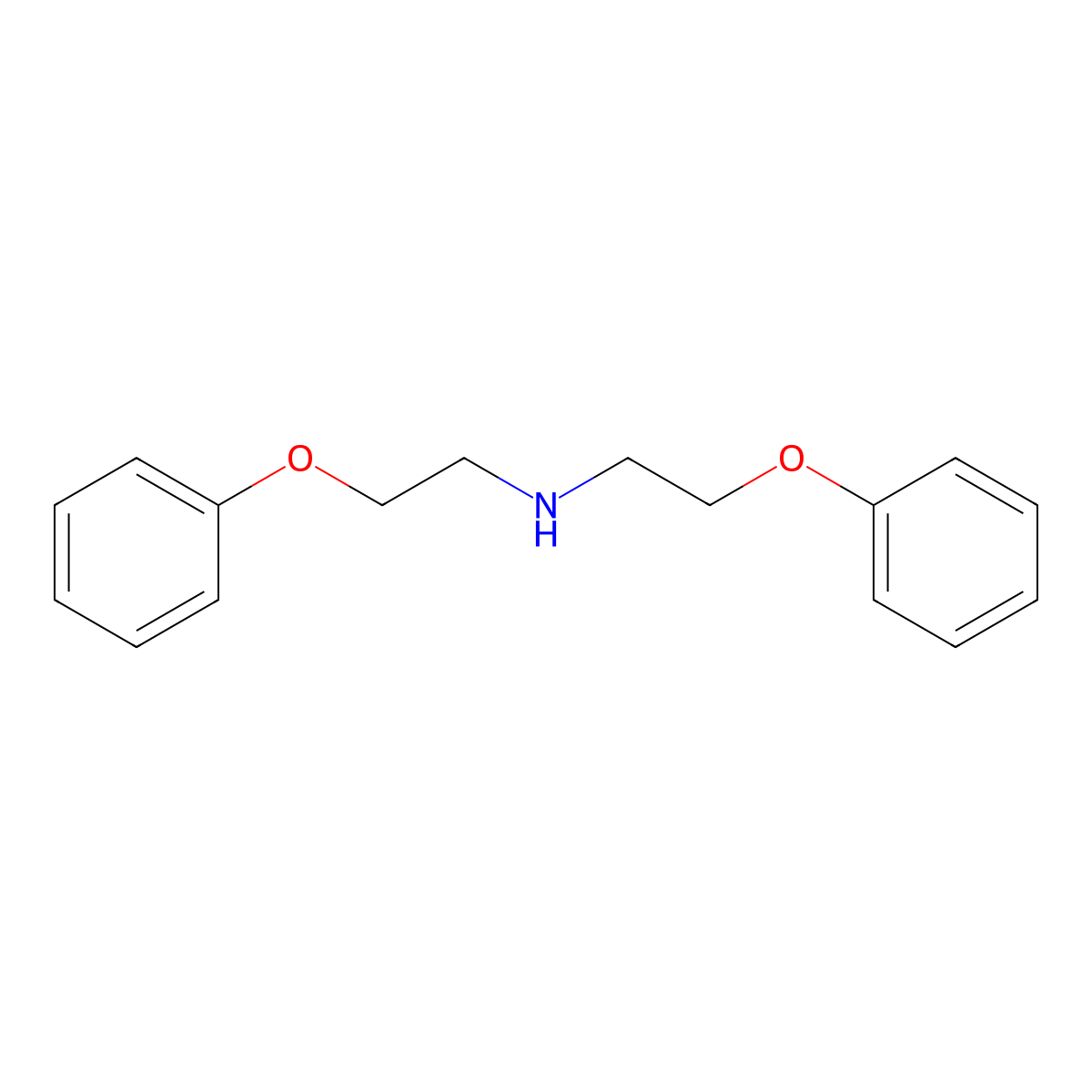 Bis(2-phenoxyethyl)amine molecular structure, CAS 182805-17-0