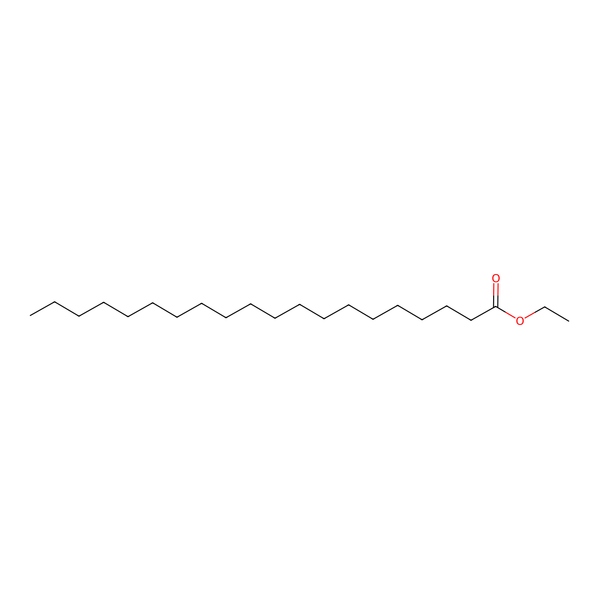 Ethyl arachidate molecular structure, CAS 18281-05-5