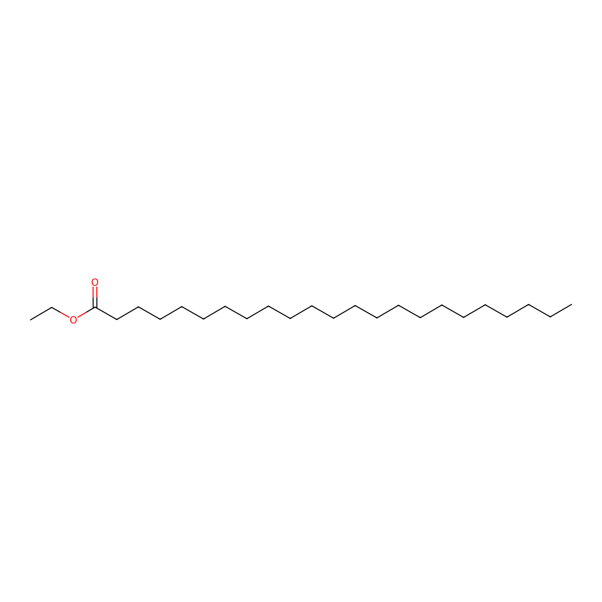 Ethyl tricosanoate molecular structure, CAS 18281-07-7