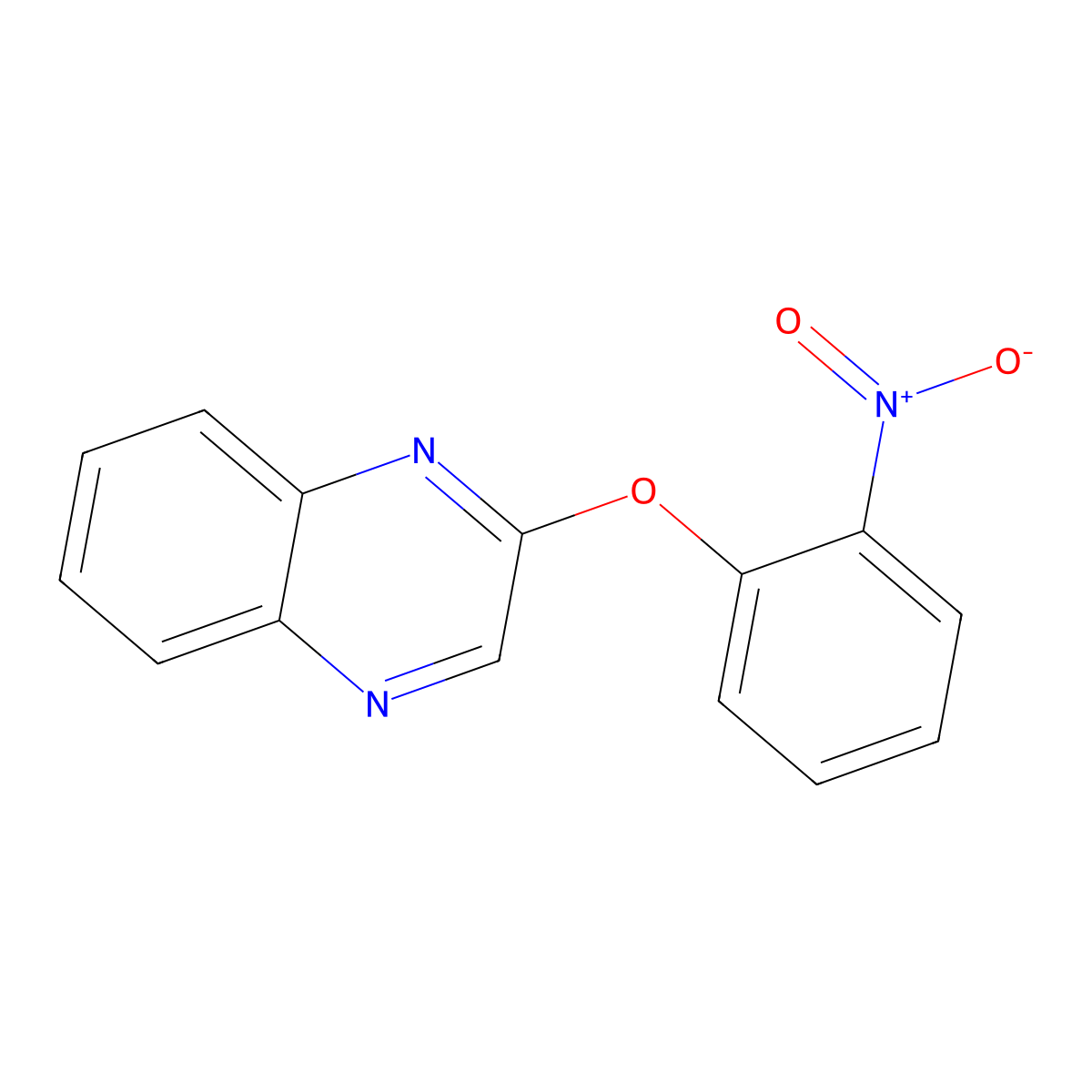 2-(2-Nitrophenoxy)quinoxaline molecular structure, CAS 182816-81-5