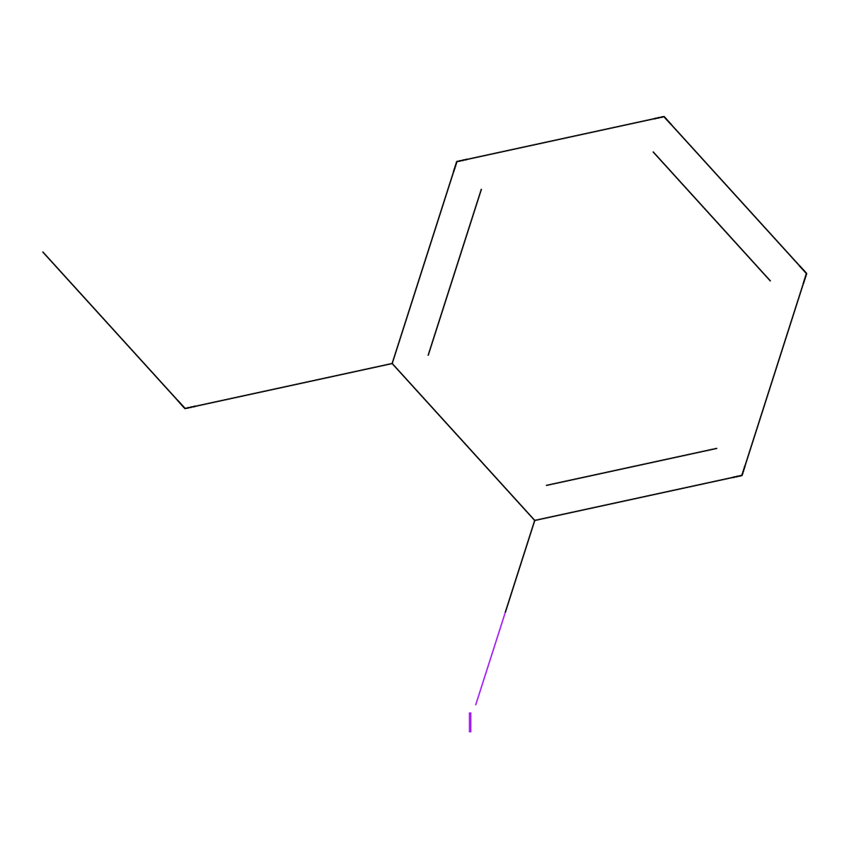 Benzene, 1-ethyl-2-iodo- molecular structure, CAS 18282-40-1