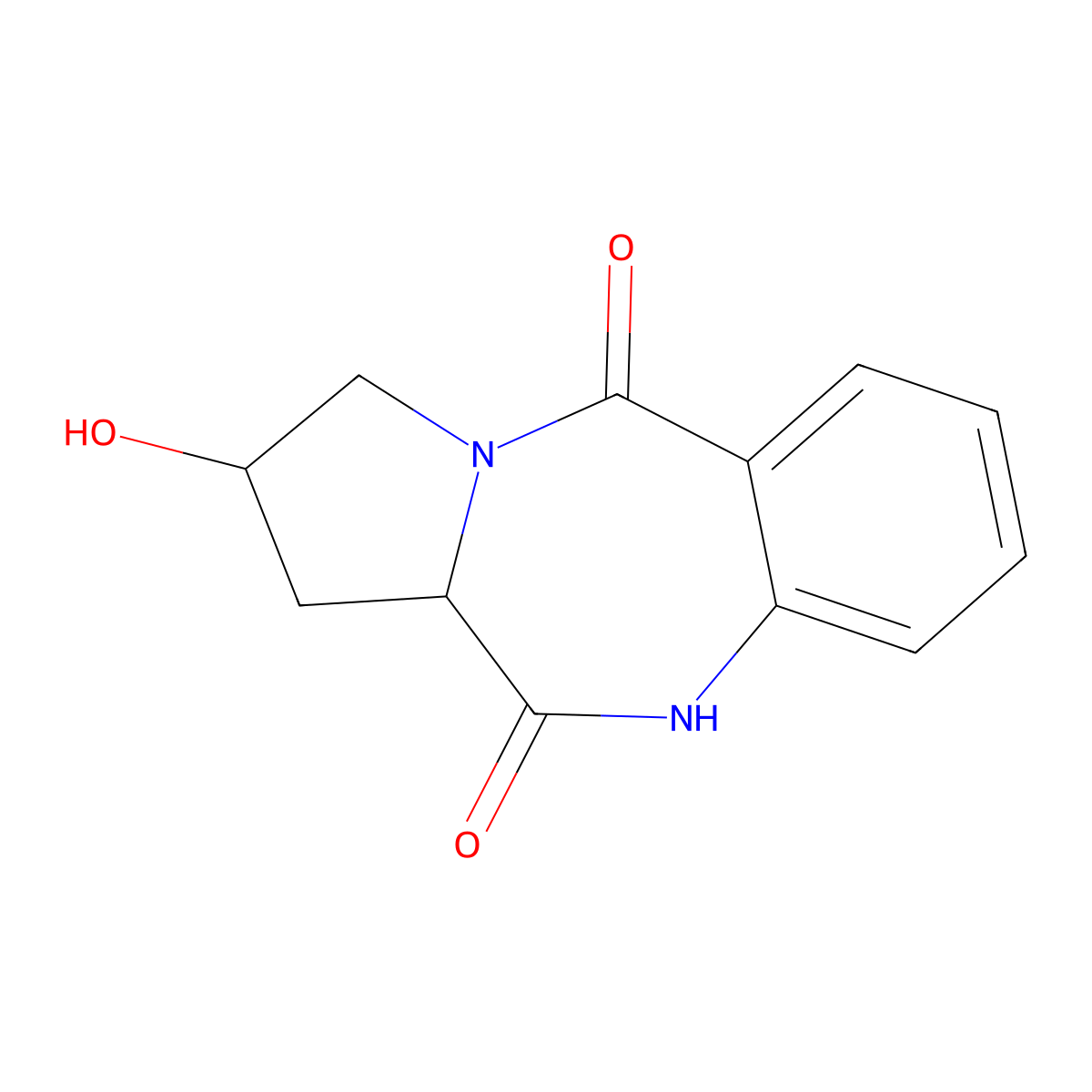 2-Hydroxy-pbd-5,11-dione molecular structure, CAS 182823-26-3