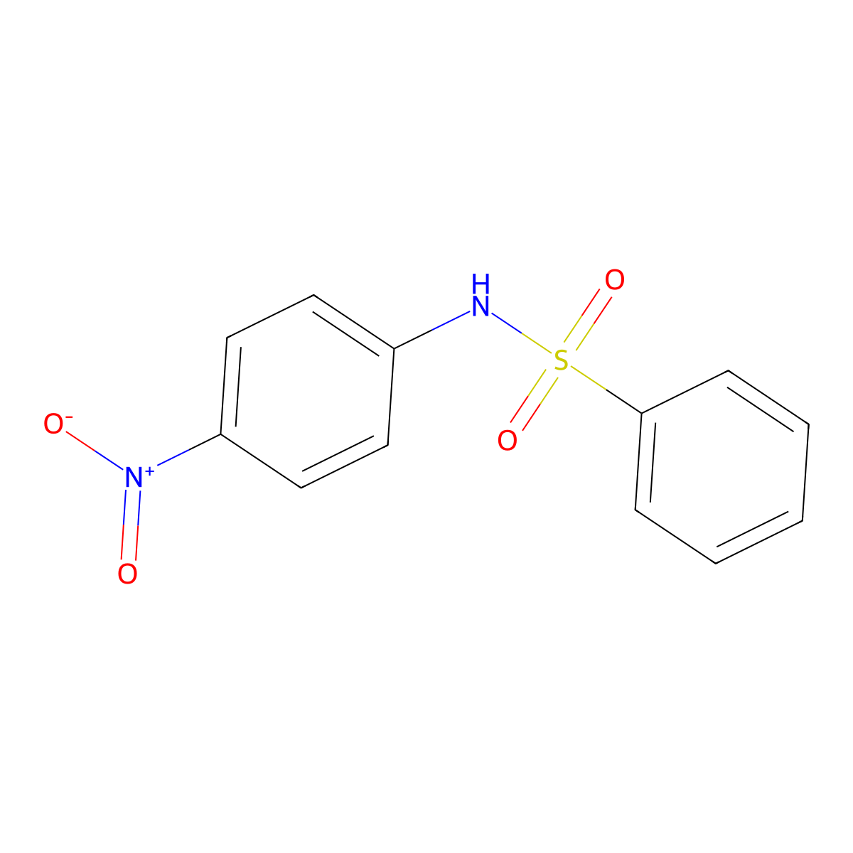 4'-Nitrobenzenesulfonanilide molecular structure, CAS 1829-81-8