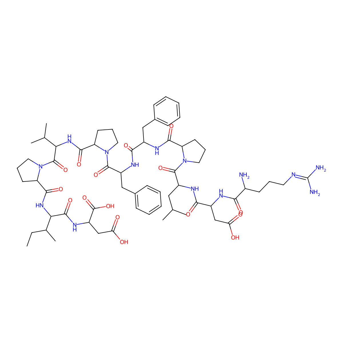 H-Arg-Asp-Leu-Pro-Phe-Phe-Pro-Val-Pro-Ile-Asp-OH molecular structure, CAS 182912-63-6