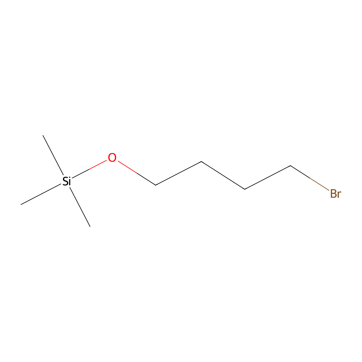 (4-Bromobutoxy)(trimethyl)silane molecular structure, CAS 18292-36-9
