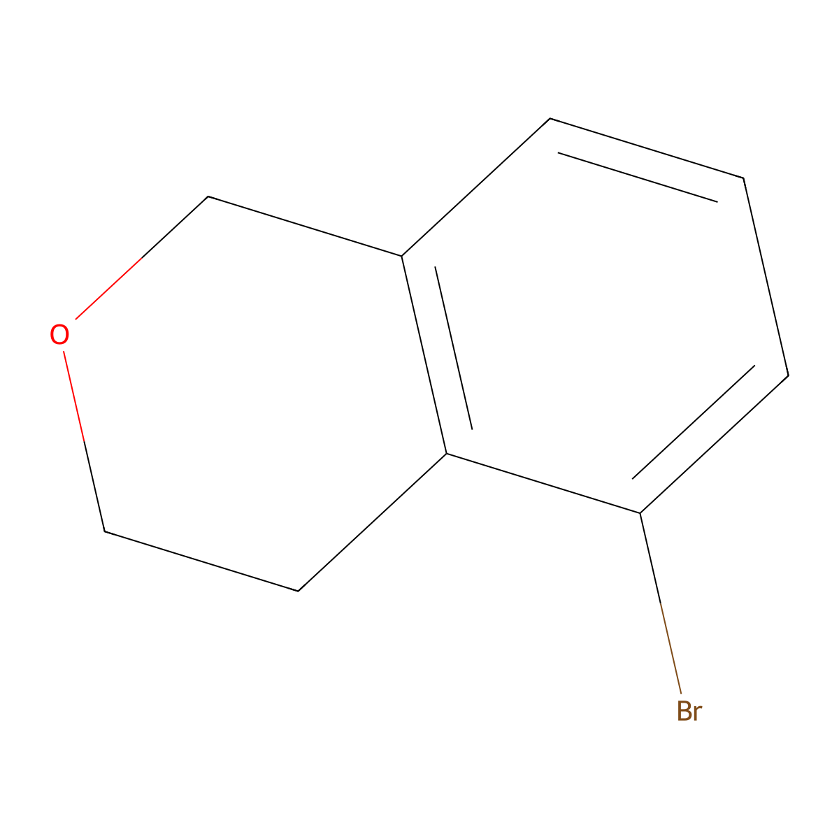 5-bromo-3,4-dihydro-1H-2-benzopyran molecular structure, CAS 182949-89-9