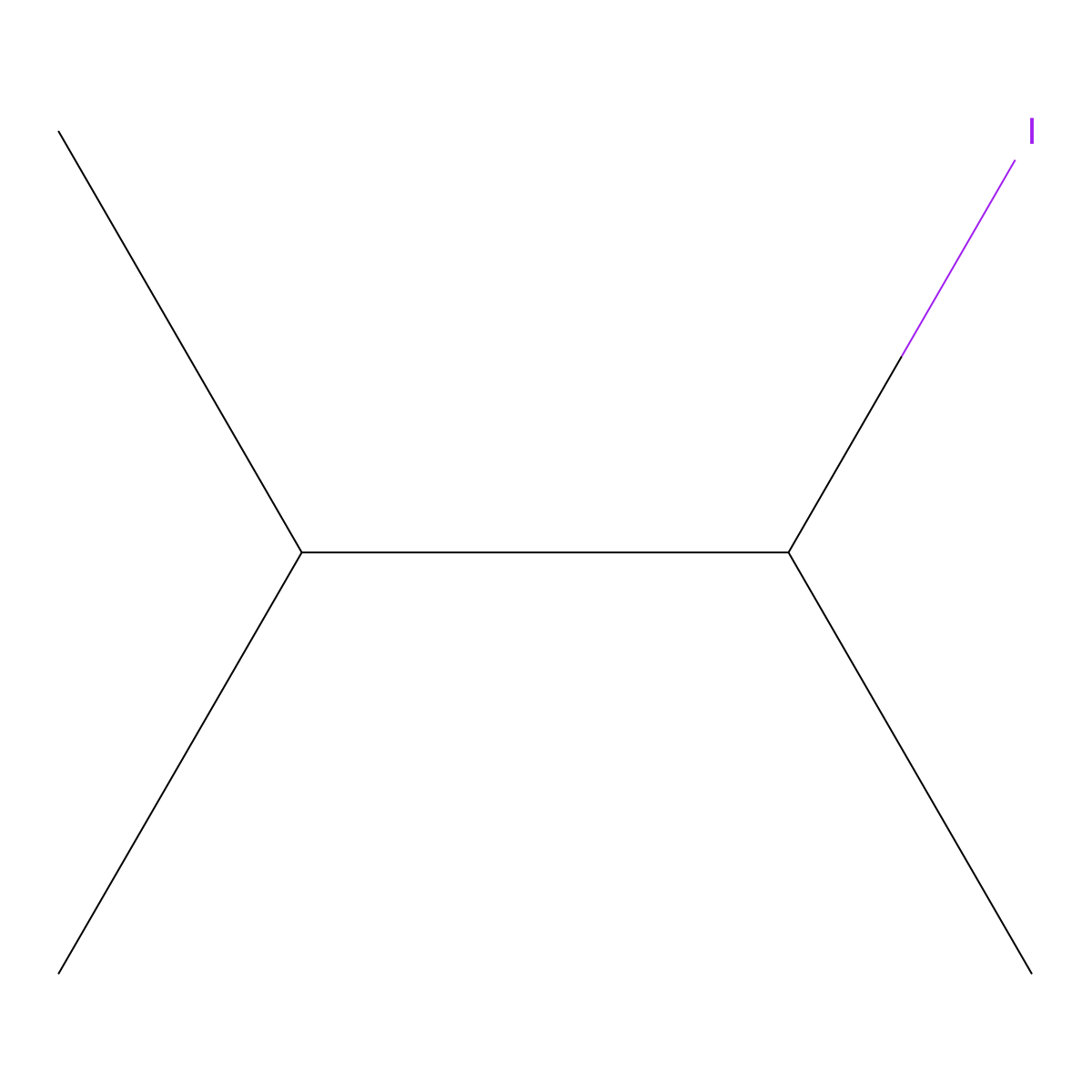 2-Iodo-3-methylbutane molecular structure, CAS 18295-27-7