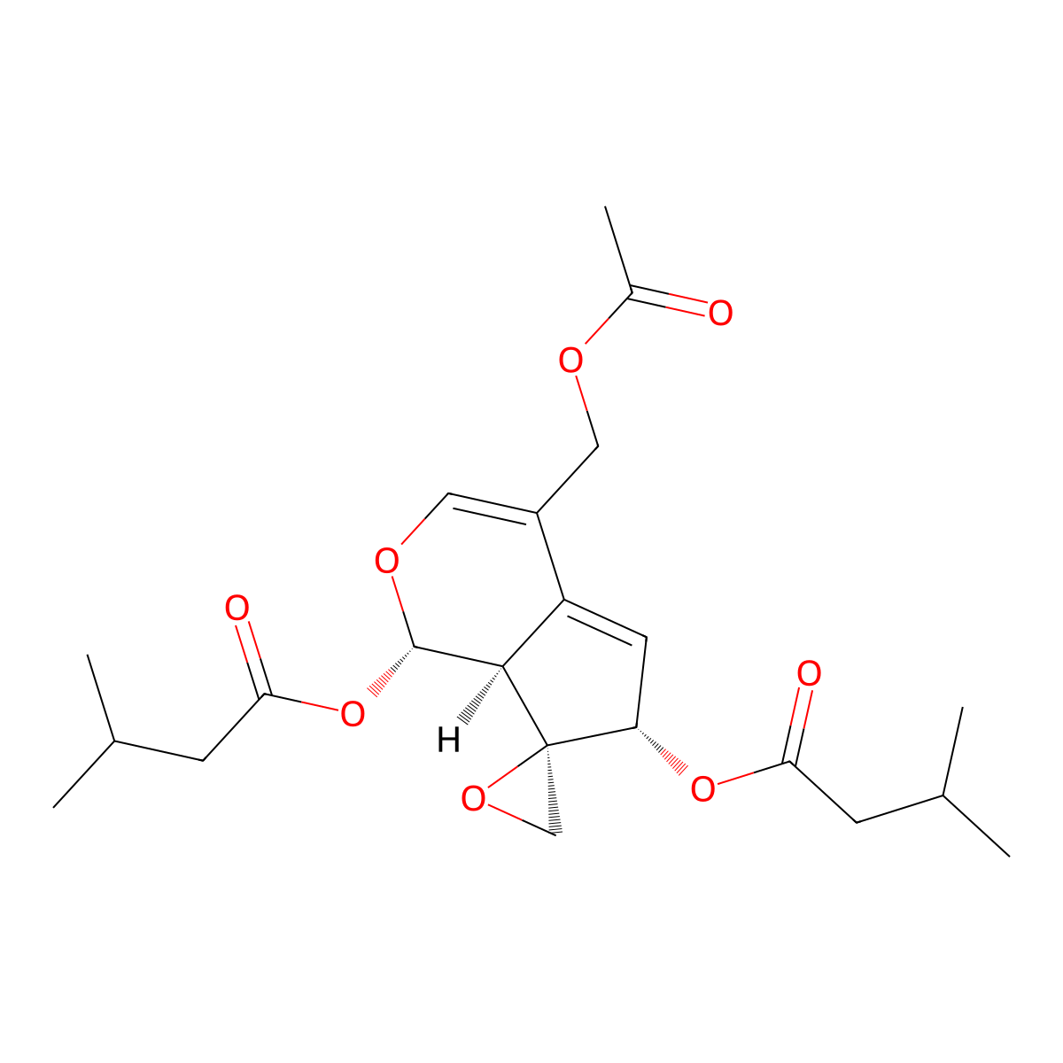 Valtrate molecular structure, CAS 18296-44-1