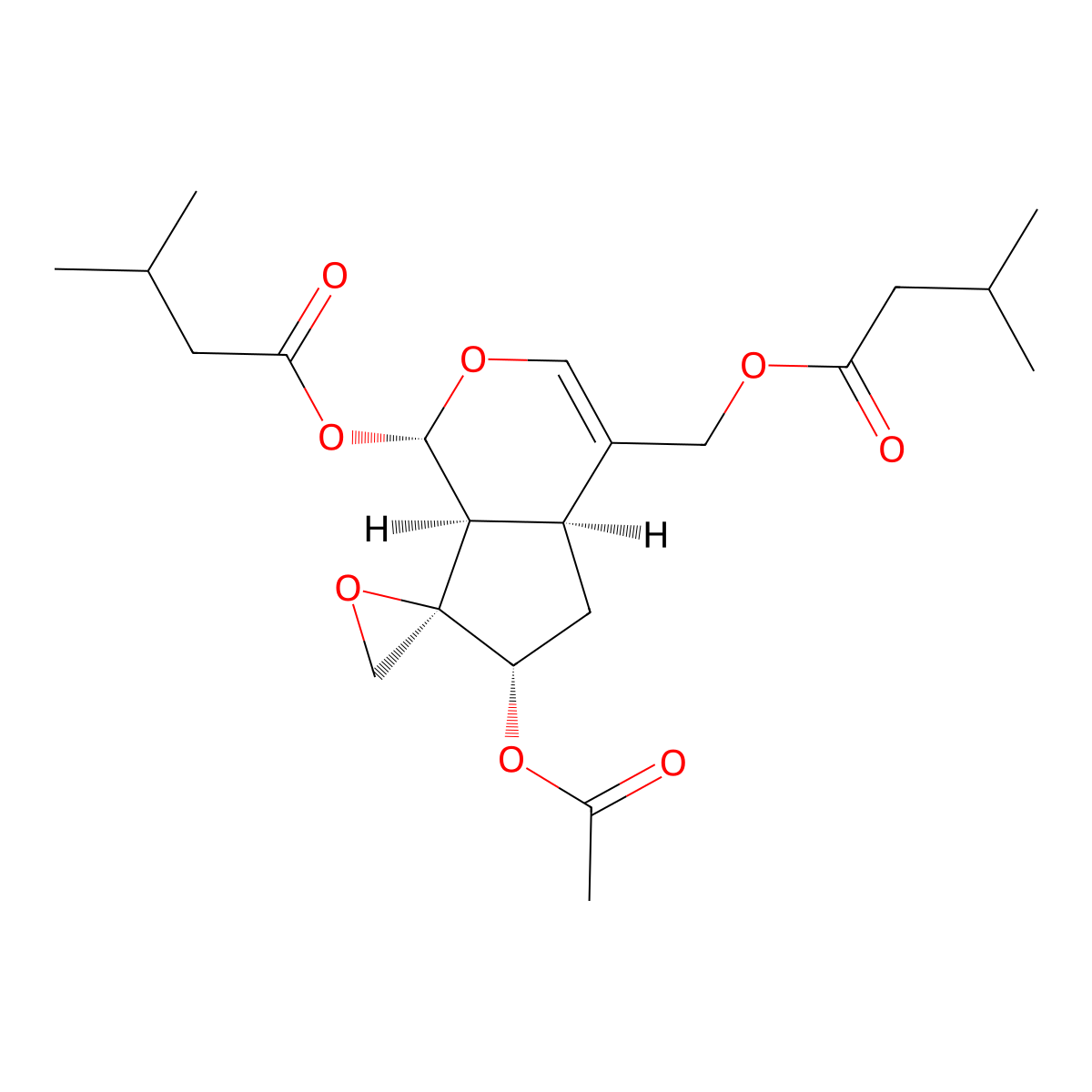 Didrovaltrate molecular structure, CAS 18296-45-2