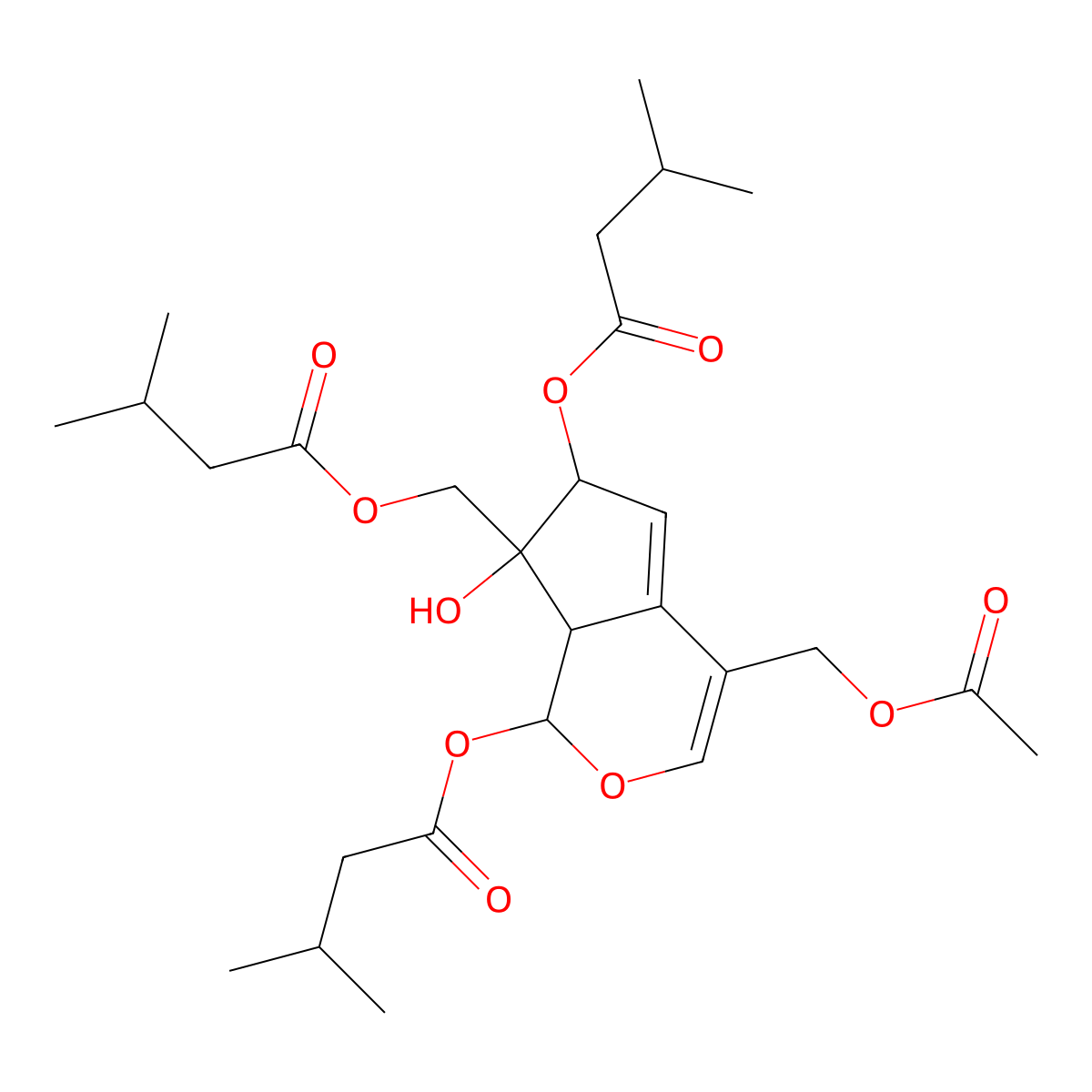 Valtrate Hydrine B4 molecular structure, CAS 18296-48-5