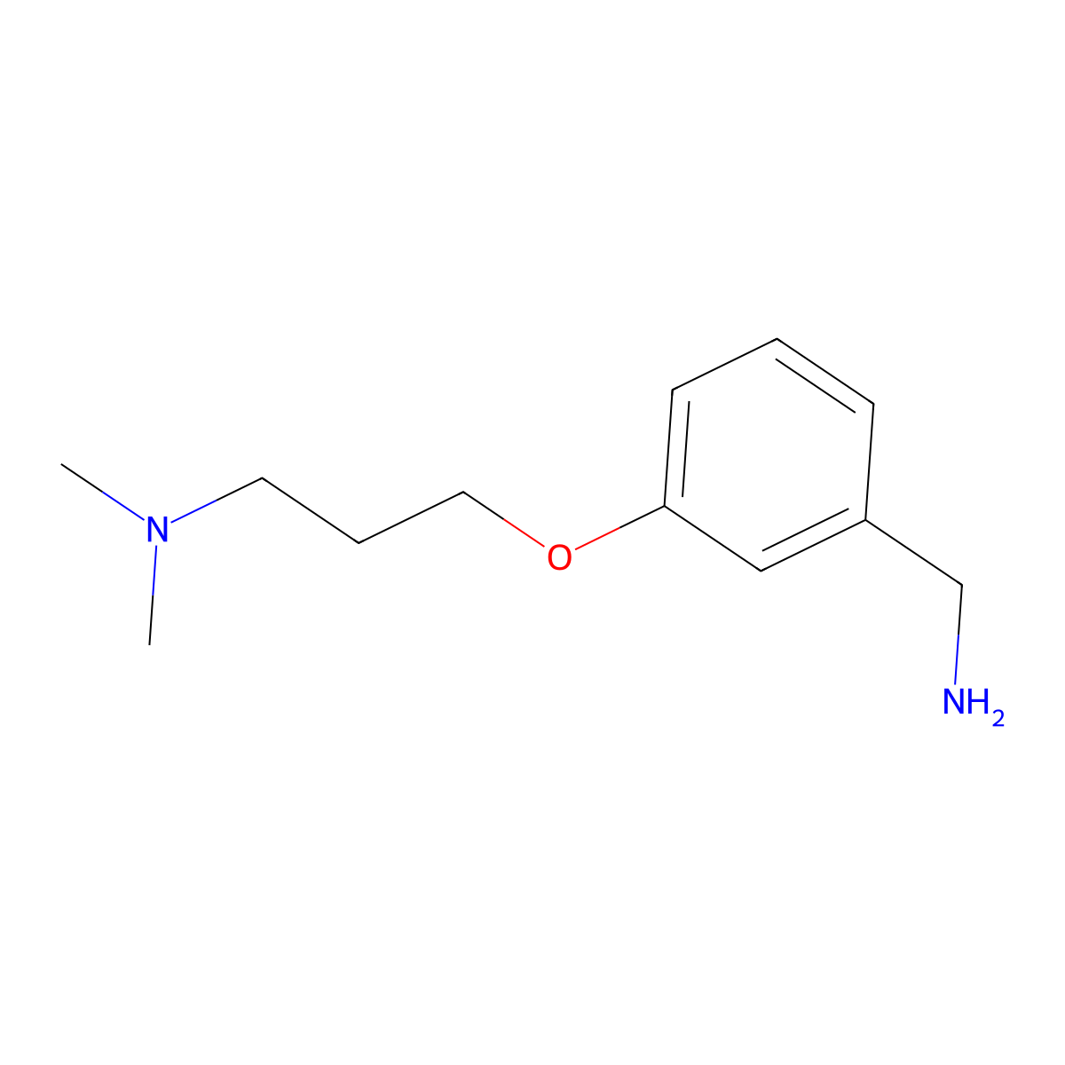 3-[3-(Aminomethyl)phenoxy]-N,N-dimethylpropan-1-amine molecular structure, CAS 182963-94-6
