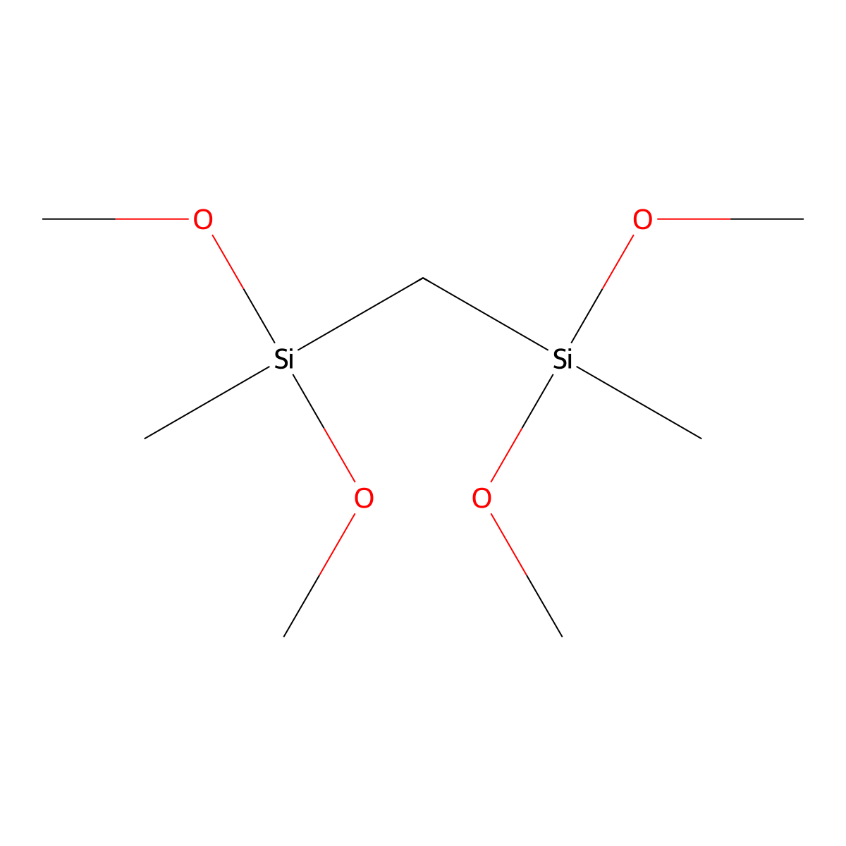 3,5-Dimethoxy-3,5-dimethyl-2,6-dioxa-3,5-disilaheptane molecular structure, CAS 18297-79-5